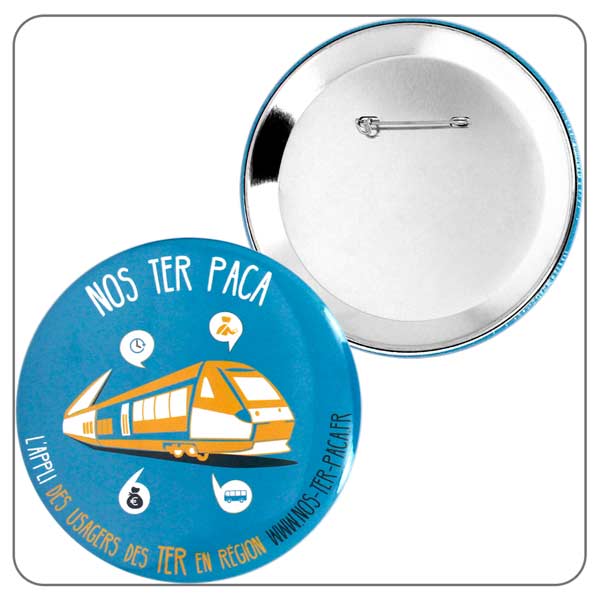 40 Badges Ronds Transparents à Faire Soi-Même - 38mm - Personnalisables Avec Photos, Images Ou Textes - Avec Épingle