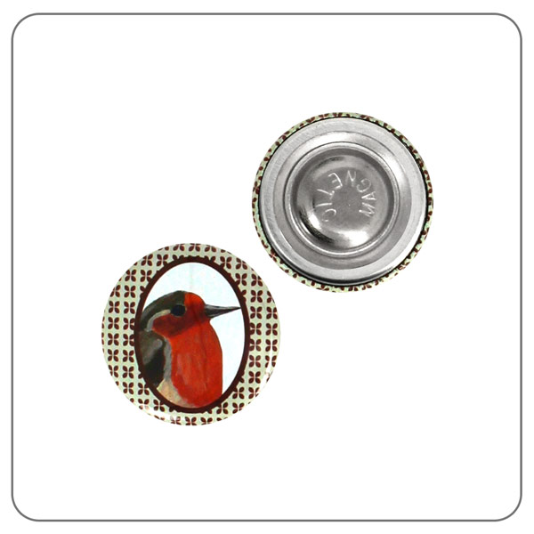 Badges Ronds Personnalisés 25mm avec Attache Aimantée Ronde