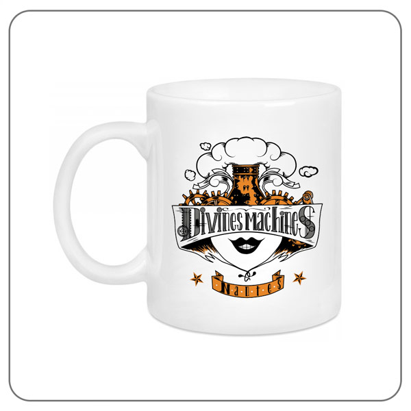 Mug blanc brillant