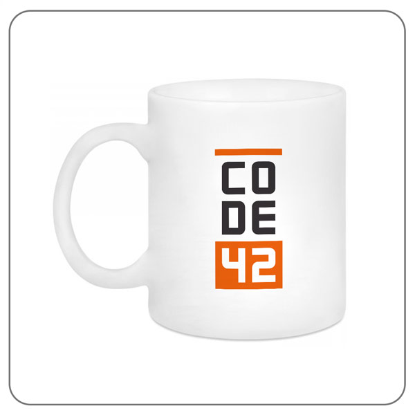 Mug blanc mat