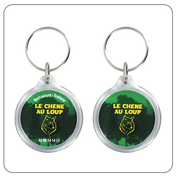 Porte-Clé Rond 33mm - Fabricant de badges 100% revendeurs