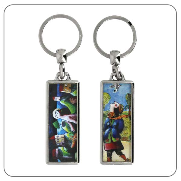 120 Pièces Porte-clés En Acrylique Blanc Transparent – ébauches + Chaînes + Anneaux – DIY